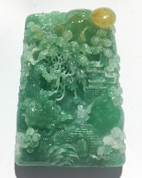 指日高升（山水）