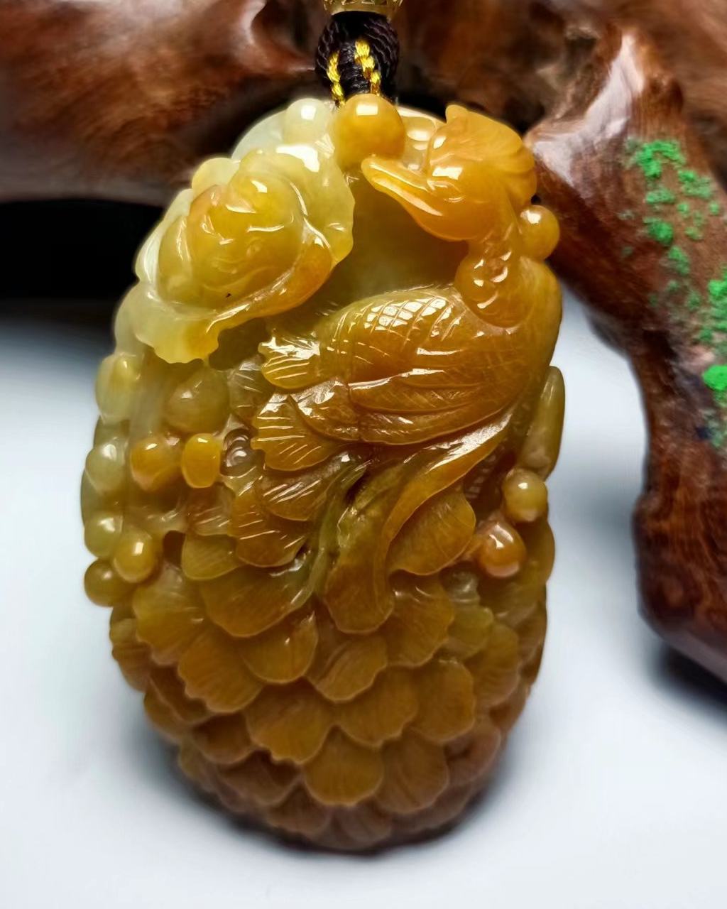 凤穿牡丹