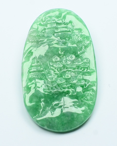 翠绿青山