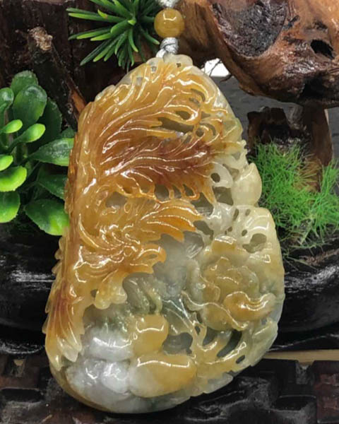 凤穿牡丹