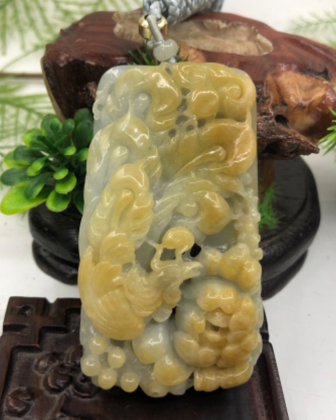 凤穿牡丹