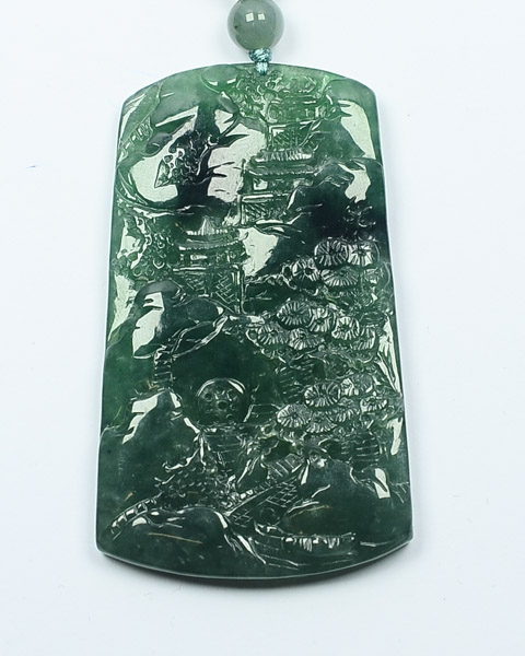 翠绿青山