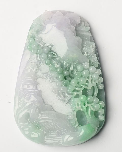 翠绿青山