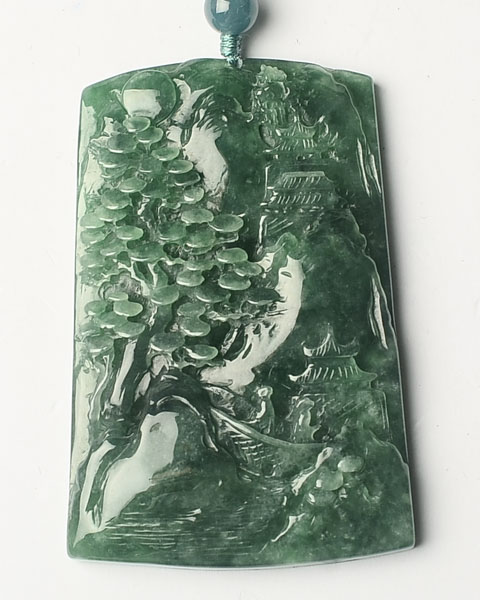 翠绿青山