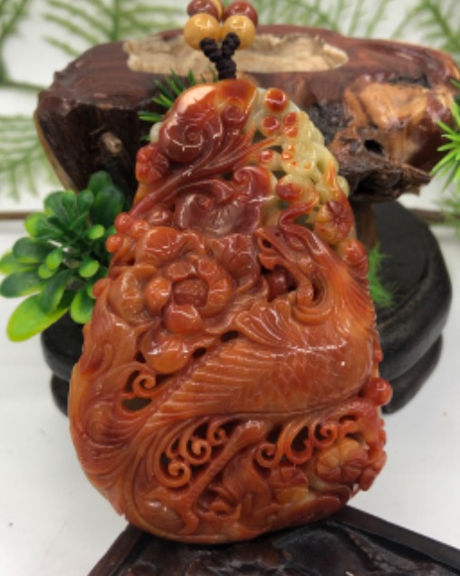凤穿牡丹
