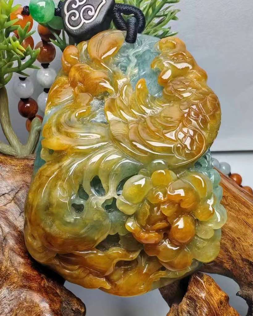 凤穿牡丹