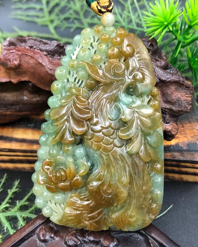 凤穿牡丹